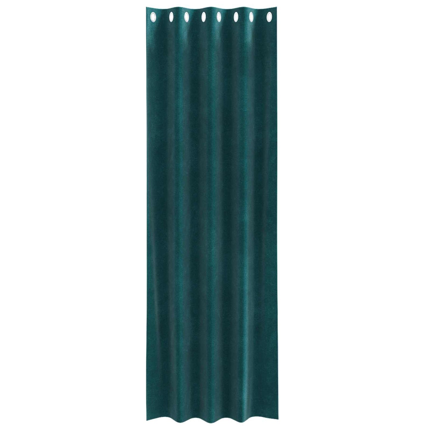 Cortinas opacas 2 pcs Verde Escuro 140 x 245 cm Veludo