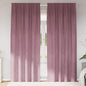 Cortinas com cortinas 2 pcs Rosa Escuro 140 x 245 cm Veludo