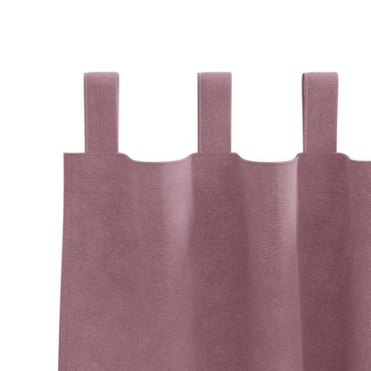 Cortinas com cortinas 2 pcs Rosa Escuro 140 x 245 cm Veludo
