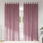 Cortinas com cortinas 2 pcs Rosa Escuro 140 x 245 cm Veludo