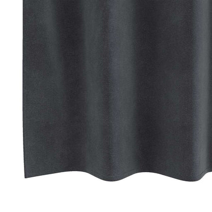 Cortinas com cortinas 2 pcs Cinzento-claro 140 x 245 cm Veludo