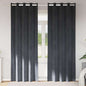 Cortinas com cortinas 2 pcs Cinzento-claro 140 x 245 cm Veludo