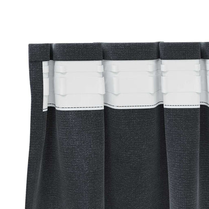 Cortinas com cortinas 2 pcs Cinzento-claro 140 x 245 cm Veludo