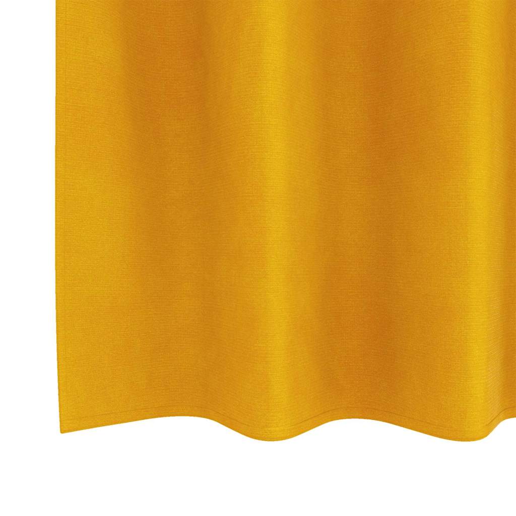 Cortinas 2 pcs amarelo mostarda 140 x 140 cm Veludo