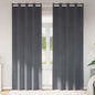 Cortinas com cortinas 2 pcs Cinzento-claro 140 x 225 cm Veludo