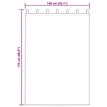Cortinas opacas 2 pcs Cinzento-claro 140 x 175 cm Veludo