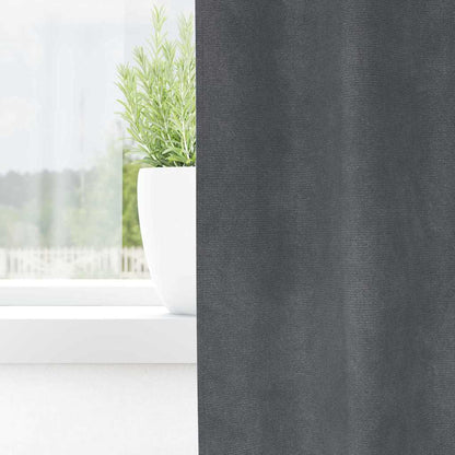 Cortinas com cortinas 2 pcs Cinzento-claro 140 x 225 cm Veludo