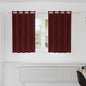 Cortinas com cortinas 2 pcs vermelho tinto 140 x 140 cm Veludo