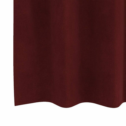 Cortinas com cortinas 2 pcs vermelho tinto 140 x 225 cm Veludo