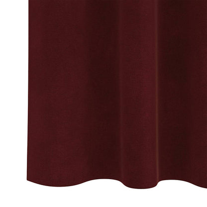 Cortinas com cortinas 2 pcs vermelho tinto 140 x 245 cm Veludo