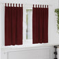 Cortinas com cortinas 2 pcs vermelho tinto 140 x 175 cm Veludo