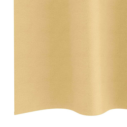 Cortinas opacas com cortinas Bege Poliéster