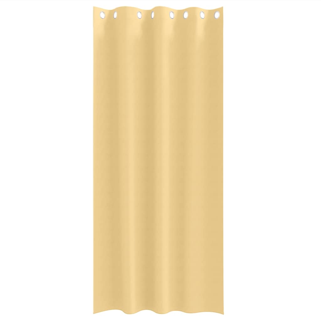 Cortinas opacas com cortinas Bege Poliéster