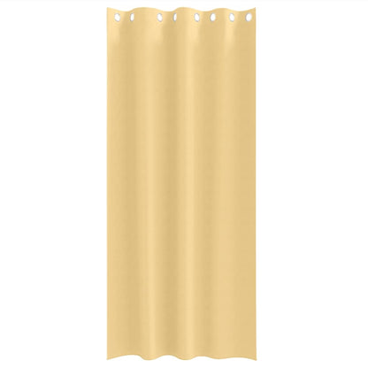 Cortinas opacas com cortinas Bege Poliéster