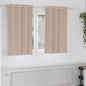 Cortinas opacas com cortinas Cinzento-acastanhado Poliéster