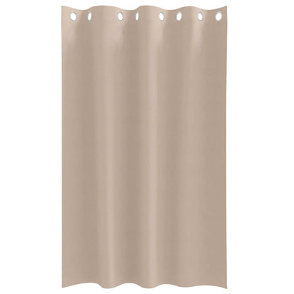 Cortinas opacas com cortinas Cinzento-acastanhado Poliéster