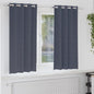 Cortinas opacas com cortinas Antracite Poliéster