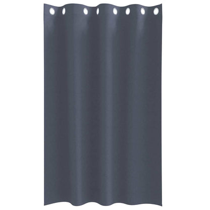 Cortinas opacas com cortinas Antracite Poliéster