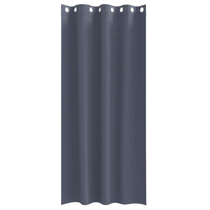 Cortinas opacas com cortinas Antracite Poliéster