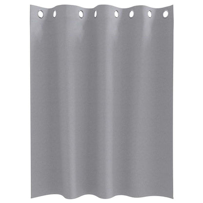 Cortinas opacas com cortinas Cinzento-claro Poliéster