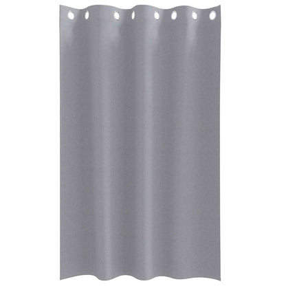 Cortinas opacas com cortinas Cinzento-claro Poliéster
