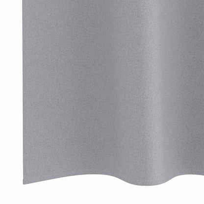 Cortinas opacas com cortinas Cinzento-claro Poliéster