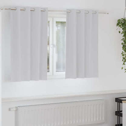 Cortinas opacas com cortinas Pale Grey Poliéster