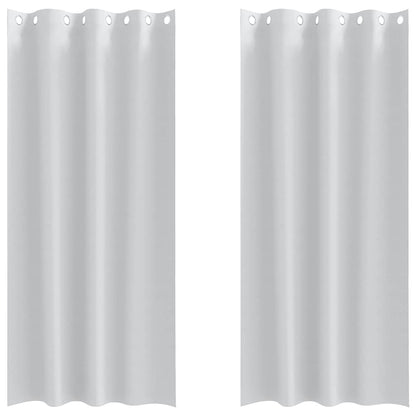 Cortinas opacas com cortinas Pale Grey Poliéster