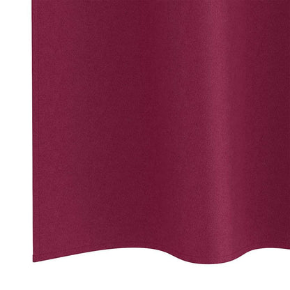 Cortinas opacas com cortinas Vinho Vermelho Poliéster