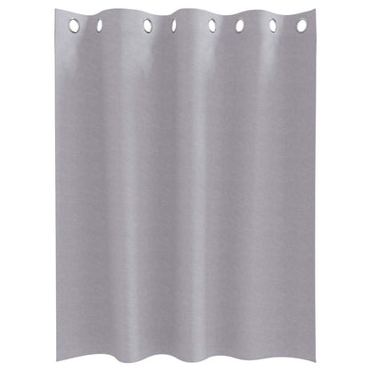Cortinas opacas com cortinas Metal Grey Poliéster
