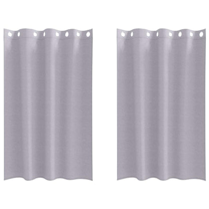 Cortinas opacas com cortinas Metal Grey Poliéster