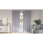 Cortinas opacas com cortinas Metal Grey Poliéster