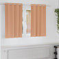 Cortinas opacas com cortinas Marrom Claro Poliéster