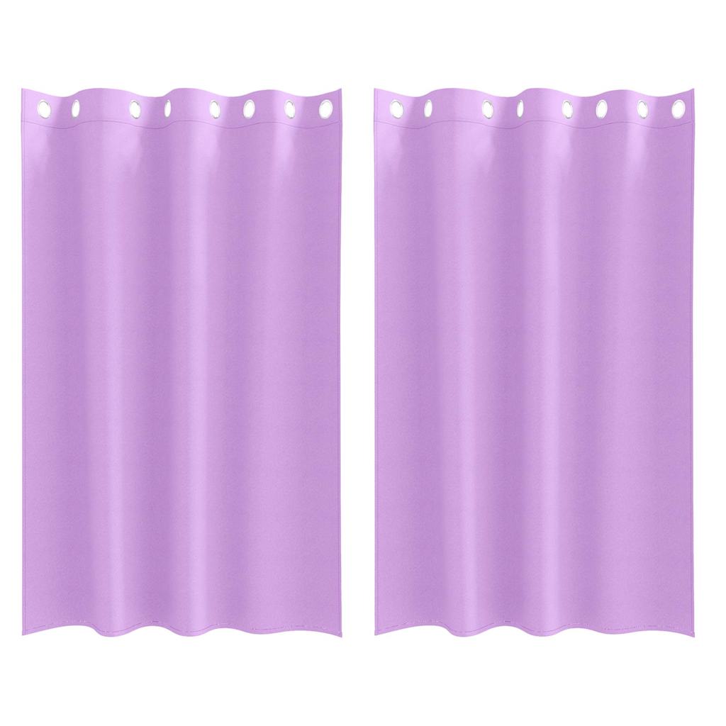 Cortinas opacas com cortinas Roxo Poliéster