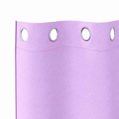 Cortinas opacas com cortinas Roxo Poliéster