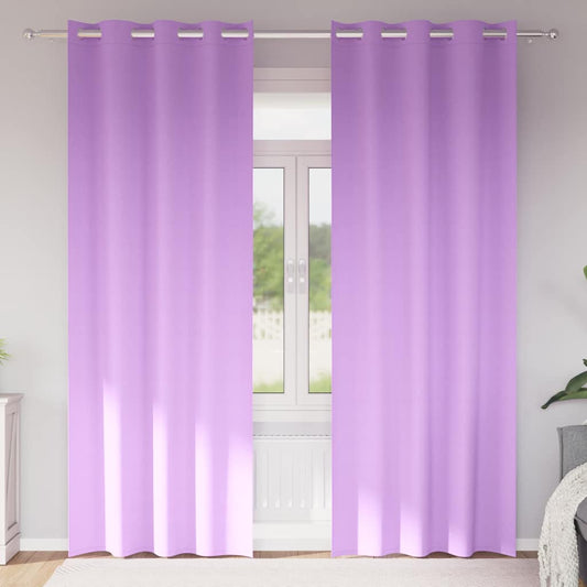 Cortinas opacas com cortinas Roxo Poliéster