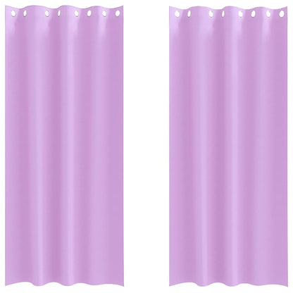 Cortinas opacas com cortinas Roxo Poliéster