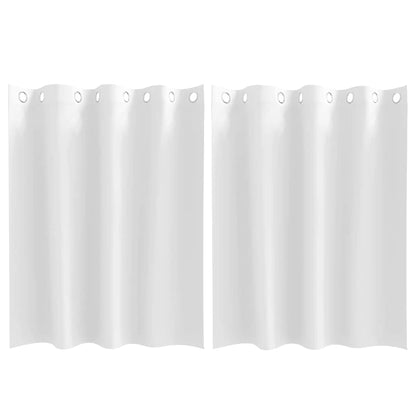 Cortinas opacas com cortinas Branco Puro Poliéster