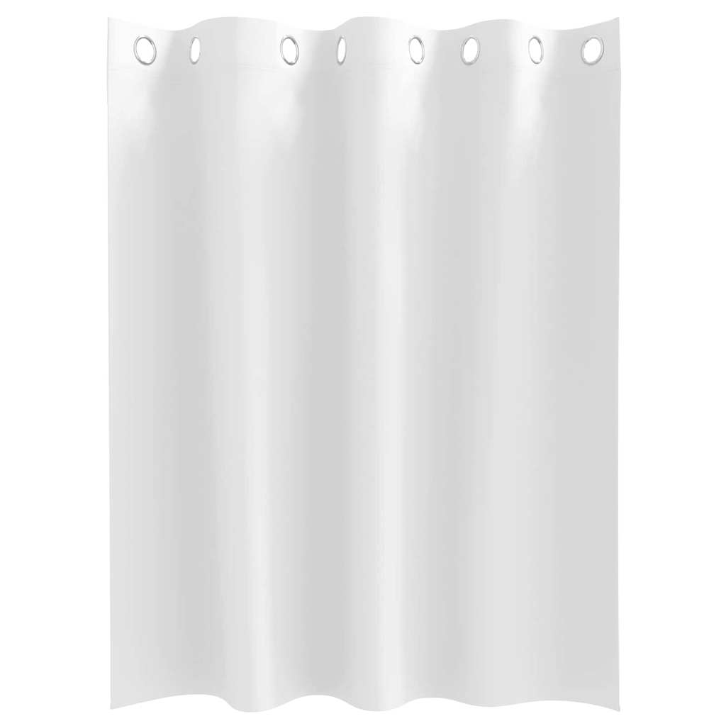 Cortinas opacas com cortinas Branco Puro Poliéster