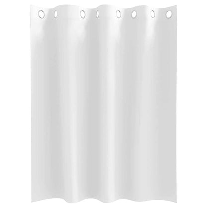 Cortinas opacas com cortinas Branco Puro Poliéster