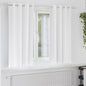 Cortinas opacas com cortinas Branco Puro Poliéster