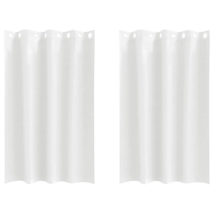 Cortinas opacas com cortinas Branco Puro Poliéster