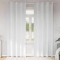 Cortinas opacas com cortinas Branco Puro Poliéster