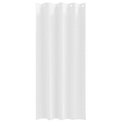 Cortinas opacas com cortinas Branco Puro Poliéster