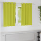 Cortinas opacas com cortinas Verde Poliéster