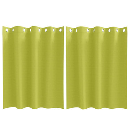 Cortinas opacas com cortinas Verde Poliéster