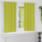 Cortinas opacas com cortinas Verde Poliéster
