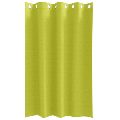 Cortinas opacas com cortinas Verde Poliéster