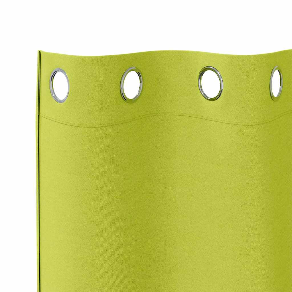 Cortinas opacas com cortinas Verde Poliéster