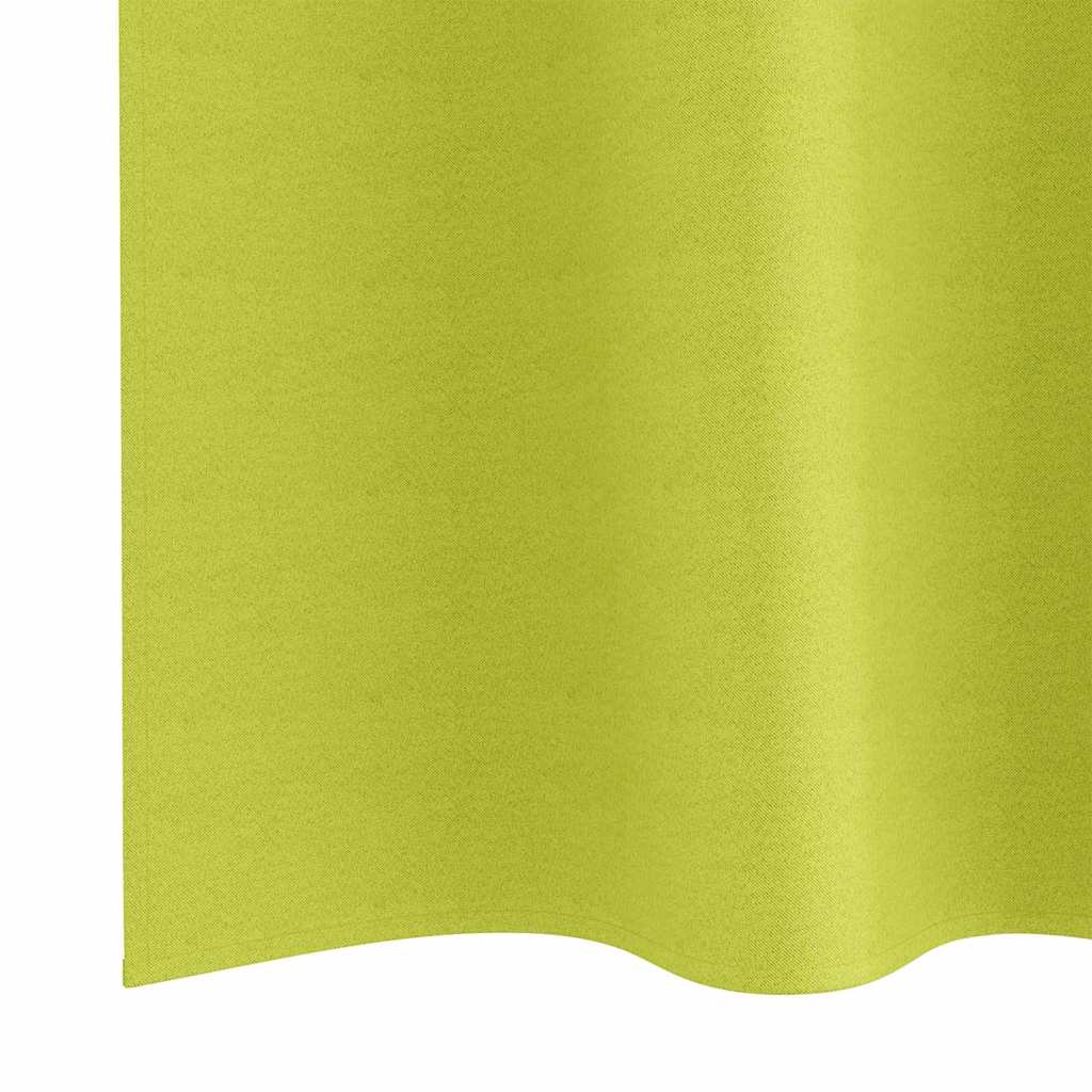 Cortinas opacas com cortinas Verde Poliéster